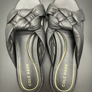 Cole Haan Anica Lux Women's Black Braided Sandals